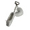 Leder-Ballettschuh-Schlüsselanhänger,-Silber 1