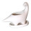 Sleek Ceramic Flower Pot Container Perfect-Dinosaur Look Back 1