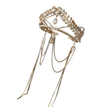 Gold Hair Jewelry Alloy Texture Suitable for Any-pattern 2