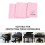 Housse de clavier de piano en polyester, 15 x 125 cm, rose, absorbante. 3
