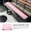 Housse de clavier de piano en polyester, 15 x 125 cm, rose, absorbante. 7