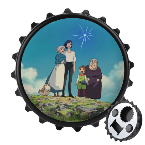 Ανοιχτήρι μπουκαλιών Howl's Moving Castle με μαγνήτη 1 τεμ.