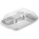 Beurrier en acier inoxydable avec couvercle transparent 1
