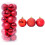 Boules de Noël pour sapin, 8 cm, lot de 24 1