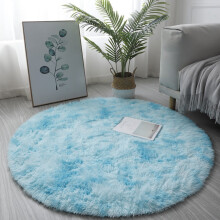 Tapis rond shaggy GDHOME pour salon et chambre Ă coucher, 152 x 244 cm (5 x 8 pieds).