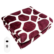 Viflosae Heated Flannel Blanket 50C Black
