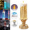 Veilleuse de Noël en cristal avec bougie LED décorative 1