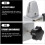 Adjustable C-Shape Partition Clamp Sneeze Guard Support Desk Divider Bracket Silver Privacy Panel Clip 5