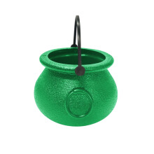 Bol à bonbons d'Halloween en plastique avec anse, 7 cm