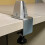 Adjustable C-Shape Partition Clamp Sneeze Guard Support Desk Divider Bracket Silver Privacy Panel Clip 6