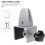 Adjustable C-Shape Partition Clamp Sneeze Guard Support Desk Divider Bracket Silver Privacy Panel Clip 7