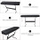 Black Piano Keyboard Dust Cover with Adjustable Elastic String Cord, Hand Washable Fabric 8