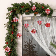 Boules décoratives de Noël (12 pièces)