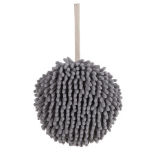 Soft plush hand towel gray kitchen bathroom office