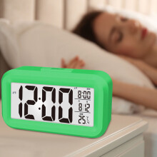 Digitale wekker met temperatuurweergave, 4,5 inch.