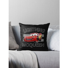 Sierkussenhoes met Lightning McQueen-motief, 20x20 inch.