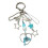 Four Leaf Clovers And Dolphin Beaded Keychain Unique Keyring 1