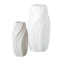 Artistic Waved Shape Vase Silicone Mold Perfect-High pattern