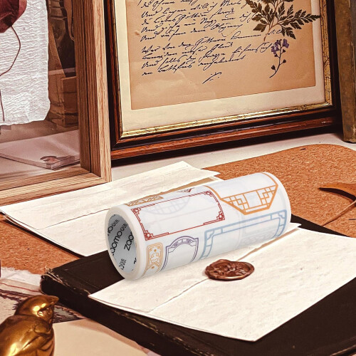 Ταινία Washi κινέζικου τύπου 10cm X Vintage καλλιγραφίας διακοσμητική κολλητική ταινία 2