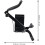 Black Saxophone Hanging Stand Wall Hook Iron Sponge Anti-rust Scratch Protection 2