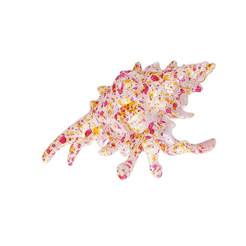 Dames elegant haaraccessoire acryltextuur, perfect-roze geel
