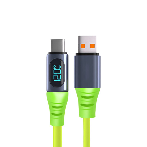 240 W Digitalanzeige Typ C Schnellladekabel Datenkabel mit- USB