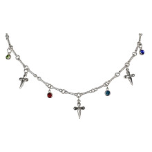 Modern Unisex Titanium Steel Crosses Necklace Accessory Perfect