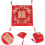 Coussin décoratif Red Square Dragon Phoenix, confortable et portable, en polyester et coton. 8