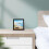 Square Wooden Photo Frame Simple Creative Design Black Timber Material Stable Movable Support 4