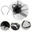Fascinator Hårspenne Pannebånd Netting Plume Sløyfe Hodeplagg 8
