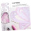 Set di 6 righelli da cucito multifunzionali in plastica per patchwork e cucito, righelli cavi per cuciture in tessuto, modelli per pittura 2