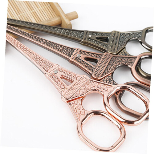Ciseaux de tailleur en acier inoxydable doré rose, coupe-fil multifonctions 2