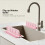 Heavy Duty Kitchen Splash Guards Panel Prevents Oil Water-Pink 5