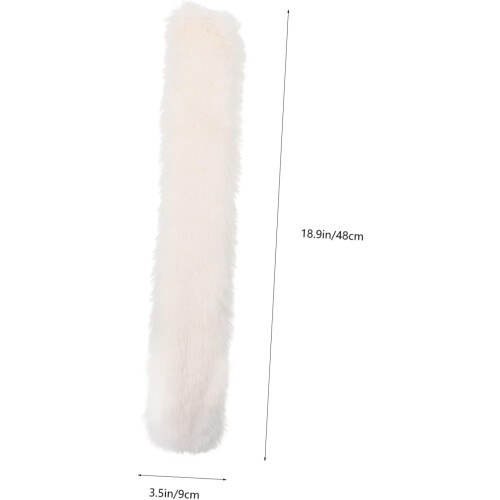 Écharpe cache-cou en peluche coupe-vent, idéale pour garçon. Confortable et polyvalente. 1