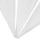 Lot de 3 poches à douille réutilisables en coton, résistantes et souples, blanches. 3
