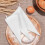 Lot de 3 poches à douille réutilisables en coton, résistantes et souples, blanches. 6