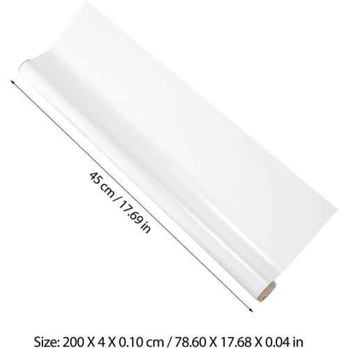 Tableau blanc effaçable à sec autocollant pour mur, réutilisable 1