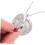 Aromaterapi halskjede anheng rustfritt stål dekorativ diffuser halskjede refill pads 6