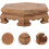 Socle de rangement pour objets d'art, présentoir hexagonal en bois, multifonctionnel 8