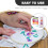 DIY Cross-Stitch Bookmark Kit Printed Pattern, Embroidery Sewing Materials Set for Craft Making 8