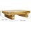 Taburete de madera con patas antideslizantes, taburete compacto de madera maciza. 2