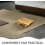 Taburete de madera con patas antideslizantes, taburete compacto de madera maciza. 3