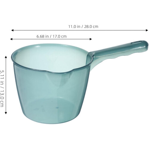 Louche réutilisable en polypropylène épais avec poignée pour la cuisine 1