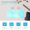 3pcs DIY Sewing Ruler Set Gradient Seam Allowance Ruler e 2 Grandes Ferramentas de Patchwork Magnético 4