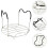 Stainless Steel Steaming Rack with Silicone Handle High Reliability Stable Characteristics 7