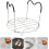 Stainless Steel Steaming Rack with Silicone Handle High Reliability Stable Characteristics 8