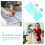 3pcs DIY Sewing Ruler Set Gradient Seam Allowance Ruler e 2 Grandes Ferramentas de Patchwork Magnético 7