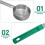 Portion Control Serving Spoon Long Spoon Stainless Steel Plastic Easy to Clean Practical Kitchen Utensil 7