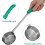 Portion Control Serving Spoon Long Spoon Stainless Steel Plastic Easy to Clean Practical Kitchen Utensil 8