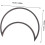 Gothic Self Adhesive Wall Mirror Moon Shape Halloween Decorative Mirror Tiles 2